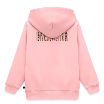 Enquêteur - Sweat Premium à capuche enfant bio - rose - Dos - AI Model Kid Female (0cm)