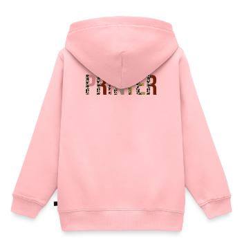 Imprimante - Sweat Premium à capuche enfant bio - rose - Dos - AI Model Kid Female (0cm)