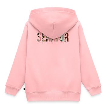Sénateur - Sweat Premium à capuche enfant bio - rose - Dos - AI Model Kid Female (0cm)
