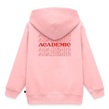 Akademischer Professor Lehrbeauftragter Tutor Lehrer - Kinder Premium Organic Hoodie - Rosa - Hinten - AI Model Kid Female (0cm)