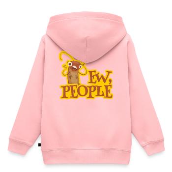 Ew, People Funny Bug Shirt - Kids Premium Organic Hoodie - rose - Back - AI Model Kid Female (0cm)