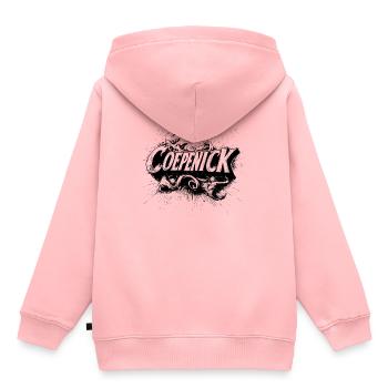 Berlin Köpenick Souvenir Cöpenick Schwarz-Weiß - Kinder Premium Organic Hoodie - Rosa - Hinten - AI Model Kid Female (0cm)