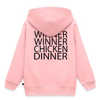 Winner Winner Chicken Dinner - Kids Premium Organic Hoodie - rose - Back - AI Model Kid Female (0cm)