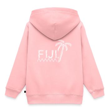 fidji - Sweat Premium à capuche enfant bio - rose - Dos - AI Model Kid Female (0cm)