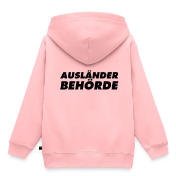 Ausländer Behörde Ausland Amk - Kinder Premium Organic Hoodie - Rosa - Hinten - AI Model Kid Female (0cm)