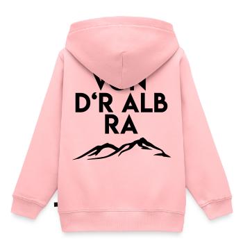 Des Souabes disent des dictons drôles typiques de la Souabe - Sweat Premium à capuche enfant bio - rose - Dos - AI Model Kid Female (0cm)