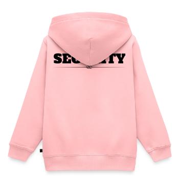 Security - Kids Premium Organic Hoodie - rose - Back - AI Model Kid Female (0cm)