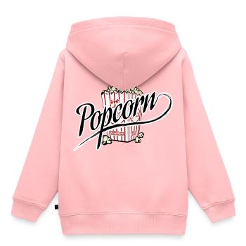 Popcorn - Kids Premium Organic Hoodie - rose - Back - AI Model Kid Female (0cm)