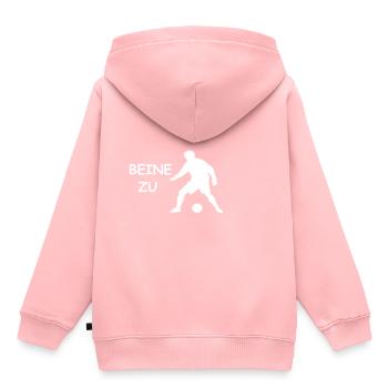 Fußball Tunnel Spaß Verein Geschenk Freunde Fun - Kinder Premium Organic Hoodie - Rosa - Hinten - AI Model Kid Female (0cm)