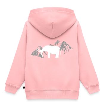 Mammut - Kinder Premium Organic Hoodie - Rosa - Hinten - AI Model Kid Female (0cm)