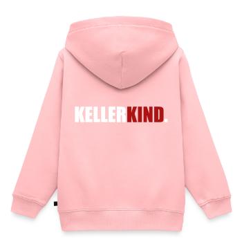 Keller Kind Programmieren Gamer Entwickler Zocken - Kinder Premium Organic Hoodie - Rosa - Hinten - AI Model Kid Female (0cm)