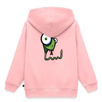 Snake - Kids Premium Organic Hoodie - rose - Back - AI Model Kid Female (0cm)