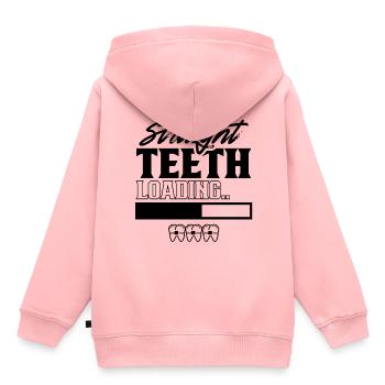 Straight teeth Loading braces Braces teeth - Kids Premium Organic Hoodie - rose - Back - AI Model Kid Female (0cm)