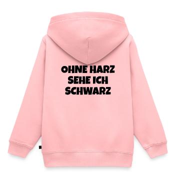 Harz Torfhaus Wanderung Harzer Brocken - Kinder Premium Organic Hoodie - Rosa - Hinten - AI Model Kid Female (0cm)