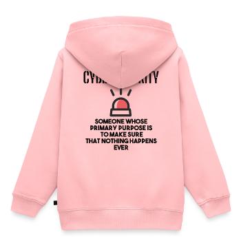 Cybersecurity - IT Security Computer Scientists - Kids Premium Organic Hoodie - rose - Back - AI Model Kid Female (0cm)