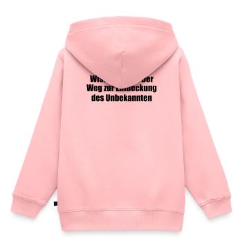 Wissenschaft - Wissenschaft: Der Weg zur - Kinder Premium Organic Hoodie - Rosa - Hinten - AI Model Kid Female (0cm)