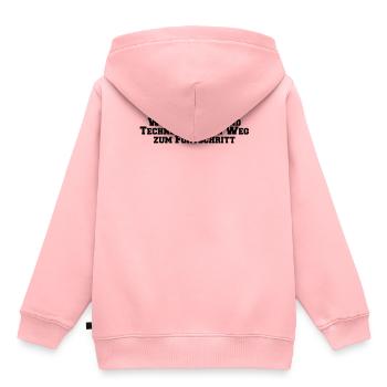 Wissenschaft - Wissenschaft und Technologie: Der - Kinder Premium Organic Hoodie - Rosa - Hinten - AI Model Kid Female (0cm)