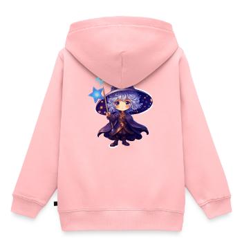 Magic Guardian of the Stars - Kinder Premium Organic Hoodie - Rosa - Hinten - AI Model Kid Female (0cm)
