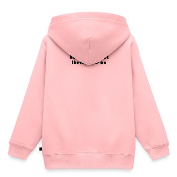 Randonnée - L’aventure est là-bas, la randonnée - Sweat Premium à capuche enfant bio - rose - Dos - AI Model Kid Female (0cm)