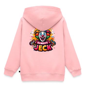 Toujours Jeck - Sweat Premium à capuche enfant bio - rose - Dos - AI Model Kid Female (0cm)