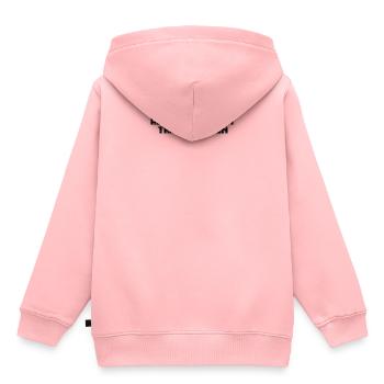 Randonnée - L’aventure est là-bas, la randonnée - Sweat Premium à capuche enfant bio - rose - Dos - AI Model Kid Female (0cm)