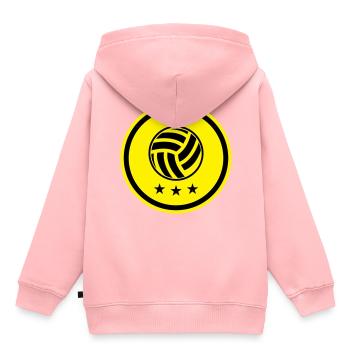Volleyball Symbol - Kids Premium Organic Hoodie - rose - Back - AI Model Kid Female (0cm)