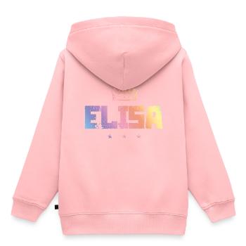 TEST ELISA - Sweat Premium à capuche enfant bio - rose - Dos - AI Model Kid Female (0cm)