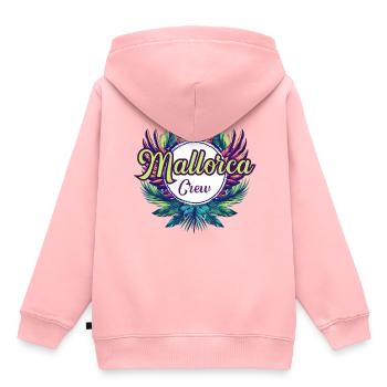 Majorque Crew Holidays - Sweat Premium à capuche enfant bio - rose - Dos - AI Model Kid Female (0cm)