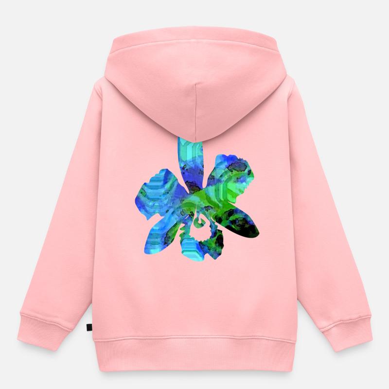 Phantom orchidee - Kinder Premium Organic Hoodie - Rosa
