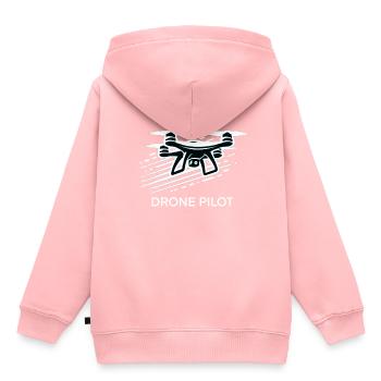 Drone Pilot - Kids Premium Organic Hoodie - rose - Back - AI Model Kid Female (0cm)