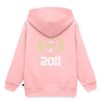 2011 best of - Sweat Premium à capuche enfant bio - rose - Dos - AI Model Kid Female (0cm)