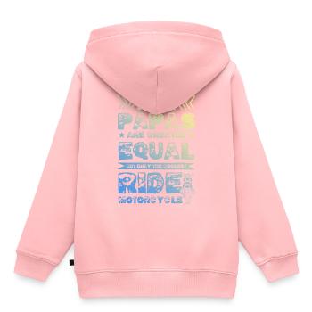 Bowling Split - Sweat Premium à capuche enfant bio - rose - Dos - AI Model Kid Female (0cm)