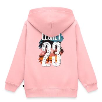 Lloret De Mar 23 Trikot 2023 - Kinder Premium Organic Hoodie - Rosa - Hinten - AI Model Kid Female (0cm)