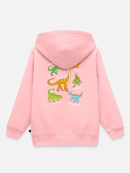Dino Famous dinosaurs by name - Kids Premium Organic Hoodie - rose