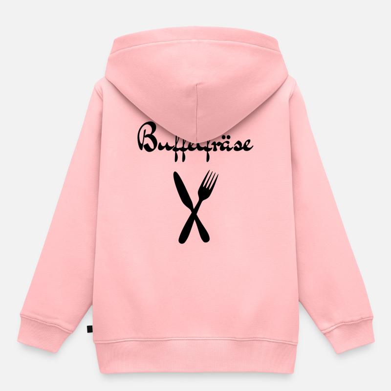 Buffetfräse - Kinder Premium Organic Hoodie - Rosa