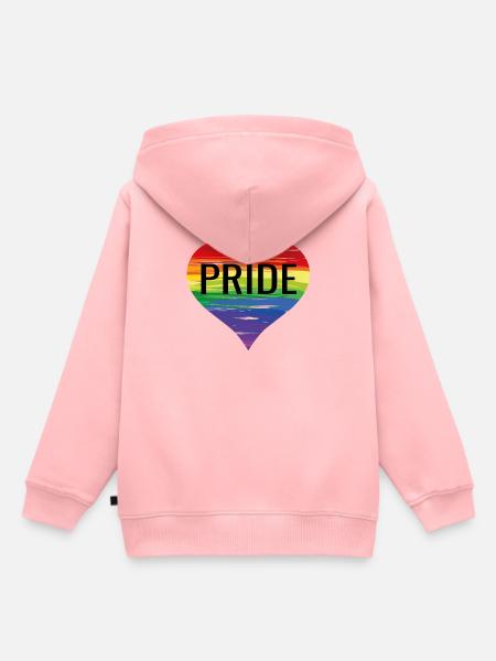 Gay Pride - Kinder Premium Organic Hoodie - Rosa
