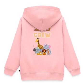 Zoo Crew Zoo Excursion Kids - Kids Premium Organic Hoodie - rose - Back - AI Model Kid Female (0cm)