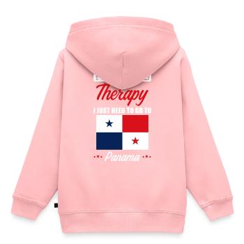 Panama - Sweat Premium à capuche enfant bio - rose - Dos - AI Model Kid Female (0cm)