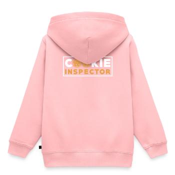 Inspecteur de cookies Cuisson J'aime les cookies - Sweat Premium à capuche enfant bio - rose - Dos - AI Model Kid Female (0cm)