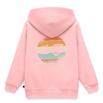Schauspieler Geschenk - Kinder Premium Organic Hoodie - Rosa - Hinten - AI Model Kid Female (0cm)