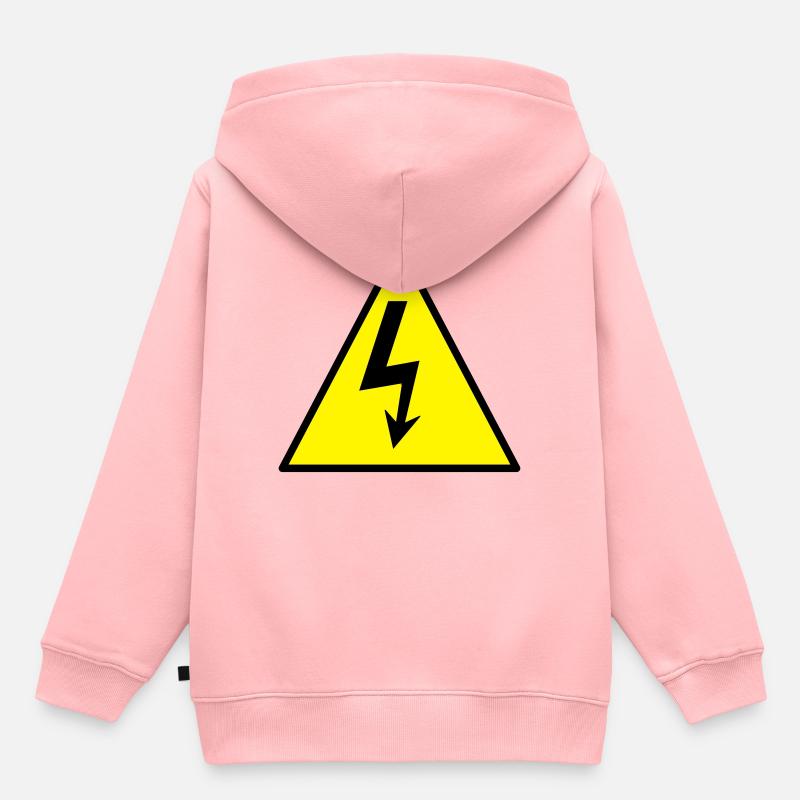 Sous tension - Sweat Premium à capuche enfant bio - rose