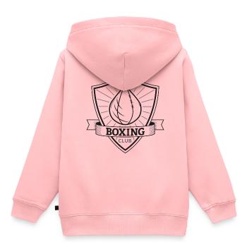 Boxen Box Club Sportart Kampfsport Boxsack - Kinder Premium Organic Hoodie - Rosa - Hinten - AI Model Kid Female (0cm)