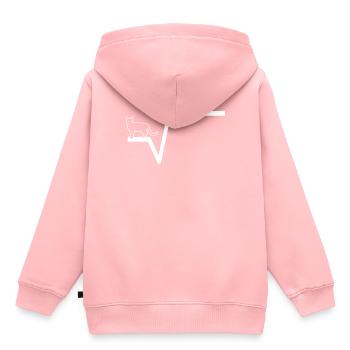 Math Root - Kids Premium Organic Hoodie - rose - Back - AI Model Kid Female (0cm)