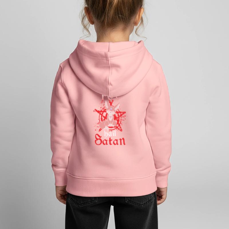 Pet Fox Hail Satan Sweat Premium à capuche enfant bio
