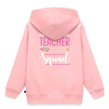 elementary school teacher group - Kids Premium Organic Hoodie - rose - Back - AI Model Kid Female (0cm)