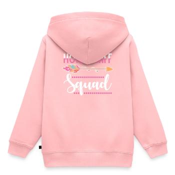 Hotel MItarbeiterin Gruppe - Kinder Premium Organic Hoodie - Rosa - Hinten - AI Model Kid Female (0cm)