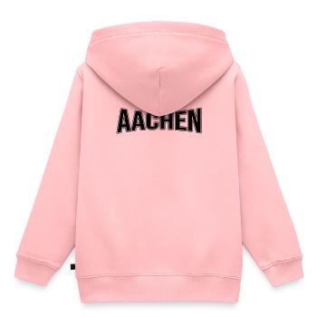 Aix-la-Chapelle - Sweat Premium à capuche enfant bio - rose - Dos - AI Model Kid Female (0cm)