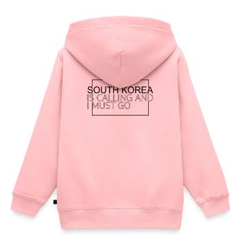South Korea - Kids Premium Organic Hoodie - rose - Back - AI Model Kid Female (0cm)