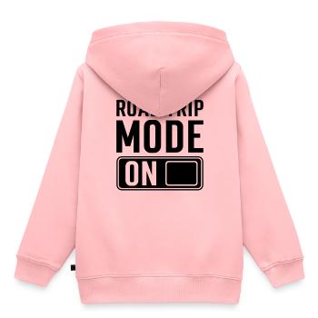Roadtrip Dire - Sweat Premium à capuche enfant bio - rose - Dos - AI Model Kid Female (0cm)