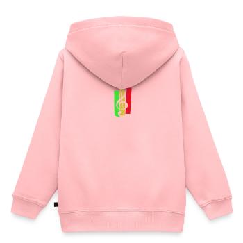 Reggae Music - Kids Premium Organic Hoodie - rose - Back - AI Model Kid Female (0cm)